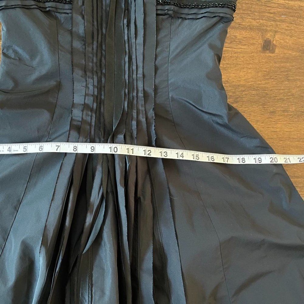 BCBGMAXAZRIA Formal Strapless Cocktail Dark Grey Dress size 4 - Picture 10 of 13